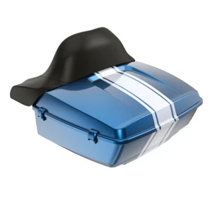 Advanblack Fast Johnnie Rushmore King Tour Pak Pack Tail Box For Harley/Softail - Picture 1 of 8