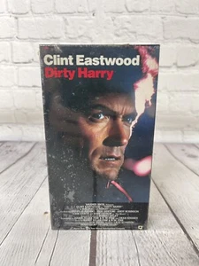DIRTY HARRY CLINT EASTWOOD FACTORY SEALED VHS 1992 WARNER HOME VIDEO WATERMARK - Picture 1 of 5