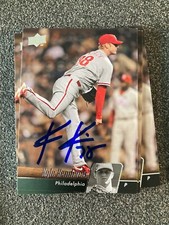 Philadelphia Phillies Kyle Kendrick signed 2010 Upper Deck Card