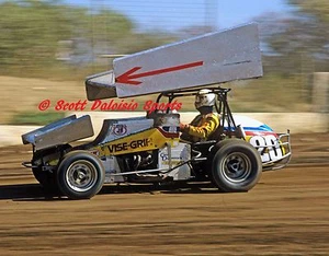 1980 Tim Green World of Outlaws 8 x 10 Sprint Car Photo Corona Raceway - Picture 1 of 1