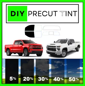 DIY PreCut Premium Ceramic Window Tint Fits ANY Chevy Silverado FRONT TWO DOORS - Picture 1 of 9