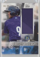 2018 Pro Debut Promo Night Uniforms Relics /99 Everett AquaSox Relay for Life