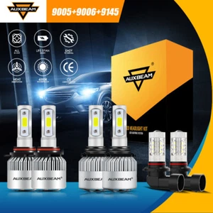 For Chevy Silverado 1500 2500 HD 2003-2006 AUXBEAM LED Headlight Hi/Lo Fog Light - Picture 1 of 12