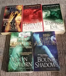 Keri Arthur Paperback Lot of 5 Novels Riley Jenson Guardian Series Moon Sworn  - Picture 1 of 15