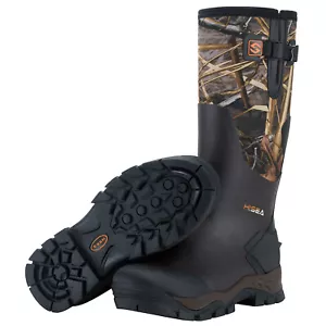 HISEA Men's Neoprene Rubber Hunting Boots Insulated Muck Working Rain Snow Boots - Picture 1 of 47