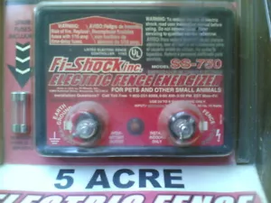 BRAND NEW: 5-Acre ELECTRIC FENCE ENERGIZER for Pets and Small Animals - Picture 1 of 6