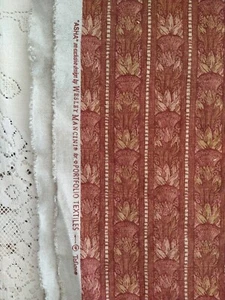 ASHA Wesley Mancini Portfolio Tex Terracotta Red Upholstery Drapery Fabric BTY - Picture 1 of 5