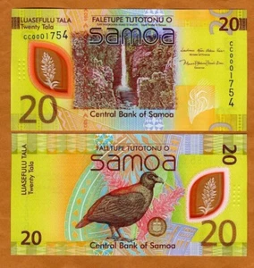 NUEVO SAMOA: 20 Tala ND Billete 2024 P 49 Nuevo Polímero UNC - Imagen 1 de 1