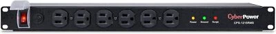 CyberPower CPS1215RMS 120V/15A 12 Outlets 1U Rackmount  Surge Protector - Image 1 of 4