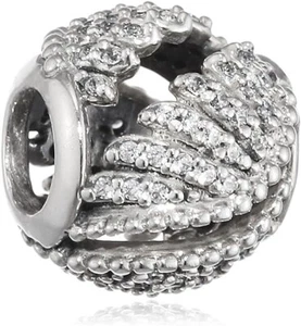 Pandora Damen-Bead Schimmernde Phoenixfeder 925 Silber Zirkonia  791749CZ - Bild 1 von 1