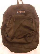 JanSport School Black Backpack With Mesh Pocket