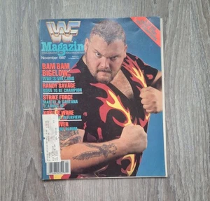 WWF NOVEMBER 1987 -BIGELOW, SAVAGE, Battle Of The Titans - Picture 1 of 5