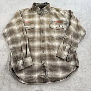 Wolverine Fire Zero FR Long Sleeve Button Up Flame Resistant Shirt Mens M Medium - Picture 1 of 9