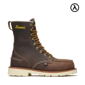 THOROGOOD 1957 SERIES WP 8″ CRAZY HORSE STEEL MOC TOE 90 BOOTS 804-3868 - NEW - Picture 1 of 6