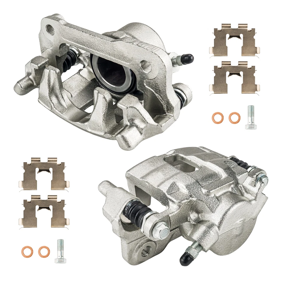 2x Front Brake Caliper w/ Bracket for Geo Tracker 1989-1997 Sidekick 1991-1998 Foto 1 de 4