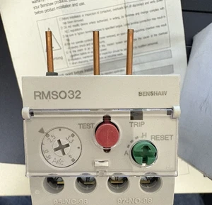 Benshaw RMSO32 Screw Thermal Overload Relay 3.3A New!!!!!!! - Picture 1 of 6