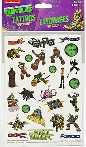 Teenage Mutant Ninja Turtles 1 Pack of 28 Assorted Piece Temporary Tattoos - Picture 1 of 1