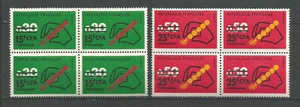 La Réunion CFA 1972 code postal 2 blocs de 4 timbres neufs MNH /TR4244 - Imagen 1 de 1