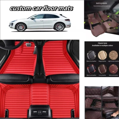 For Volkswagen Golf Waterproof Luxurious Non-slip Custom Liners Car Floor Mats Foto 1 de 4