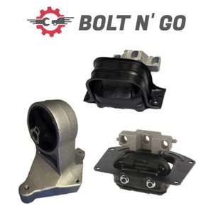 3PCS Engine Motor & Trans Mount Fits Dodge Stratus /Chrysler Sebring 01-06 2.4L - Picture 1 of 11