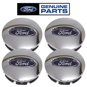 Ford Wheel Center Hub Cap Chrome BB5Z1130B 2-5/8" FORD OEM 4pcs Set NEW - Picture 1 of 7