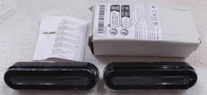 2pc Smoked Lens 5" Oval Red Stop Brake Turn Tail LED Lights * 12-24VDC * NEW - Picture 1 of 4