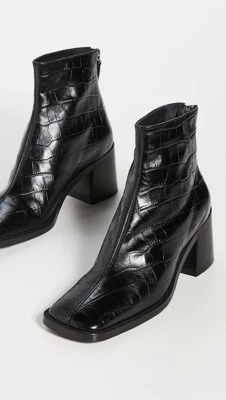 Miista Ivy 黑色浮雕靴 全新带盒 尺寸 US 7.5 — 第 1/4 张图片