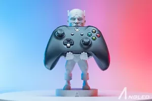 Captain America Controller Stand | Gray | 9" Tall | Made To Order | Gamer Gear - Picture 1 of 7