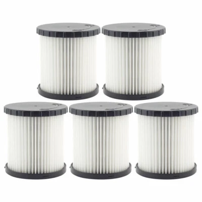 5 Pack Cartridge HEPA Filters DCV5801H for DeWalt DCV580 & DCV581H Wet Dry Vacs - Image 1 of 4