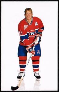 1992-93 Montreal Canadiens Postcards Mike Keane Montreal Canadiens #12