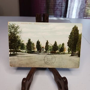 Postcard Boston Massachusetts Entrance to the Fenway Posted 1909 - Picture 1 of 7
