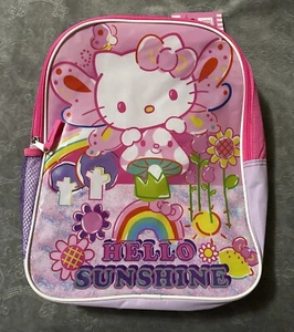 Hello Kitty Backpack Measured W 12 Inches L 15 Inches Multicolor New With Tags - Picture 1 of 3