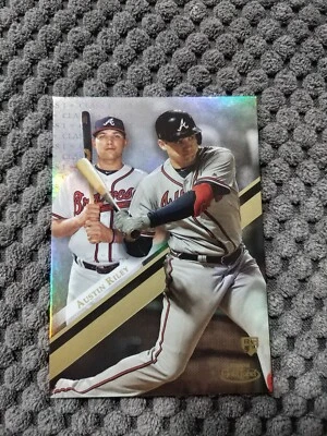 austin riley 2019 topps gold label rookie class 1 braves #60 - Image 1 of 2