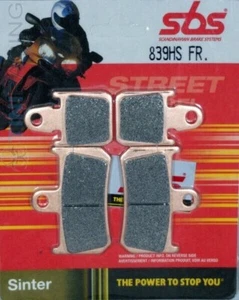 6568395 - Set 4 pastiglie freno anteriore SBS 839 HS (sinterizzata) Yamaha YZF R - Foto 1 di 2