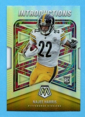 2021 PANINI MOSAIC PRIZM INTRODUCTIONS 1-9 NAJEE HARRIS RC PITTSBURGH STEELERS - Image 1 of 2