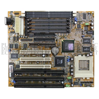 Placa madre FIC VA-503+ usada Foto 1 de 2