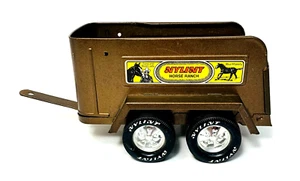 NYLINT HORSE RANCH TRAILER / DIE CAST TOY VINTAGE GUC - Picture 1 of 9
