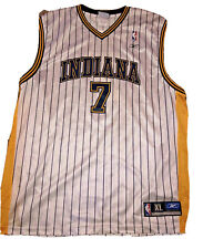  Reebok Indiana Pacers Jermaine O'Neal Pinstripe Jersey Mens Size XL