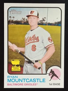 2022 Topps Heritage High Number #551 Ryan Mountcastle - Baltimore Orioles - Picture 1 of 2