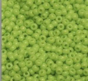 Miyuki Seed Beads Size 11/0 Opaque Chartreuse 23g Tube - Picture 1 of 1