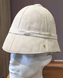 Original WW1 French Army M1886 Sugar Loaf "Pain de Sucre" Pith Helmet 176th Regt - Picture 1 of 17
