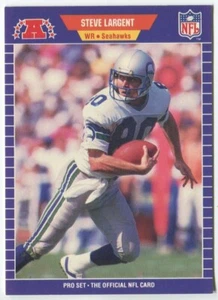 1989 Pro Set #396 Steve Largent Seattle Seahawks - Picture 1 of 2