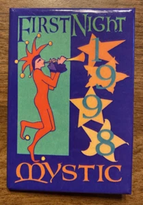 Spilla mistica prima notte vintage giullare musica danza intrattenimento Connecticut CT - Foto 1 di 14