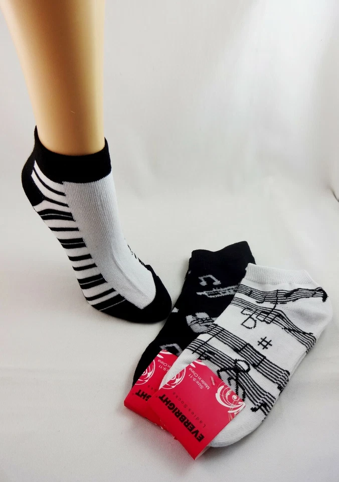 12 Pairs Ladies Everbright Solid Color White No Show Ankle Socks Size 9-11