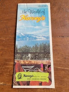 The World of Harvey's Resort Hotel, South Lake Tahoe 1960's Vintage Brochure - Picture 1 of 4