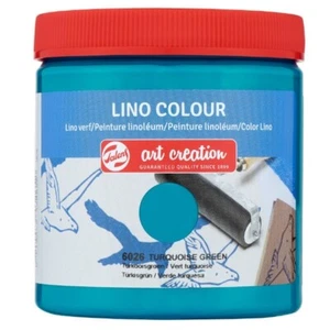 (35,80€/L) Linoleumfarbe Art Creation 6026 Türkisgrün Talens 250 ml Dose - Bild 1 von 2