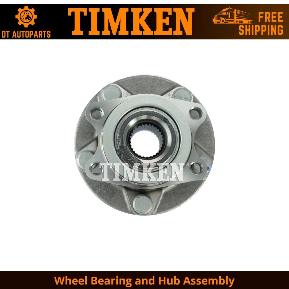 Conjunto de cojinete de rueda y buje delantero Timken para Nissan LEAF 2011-2012 tracción delantera Foto 1 de 4