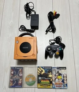 【TESTED】Nintendo GameCube Spice Orange Console System + Controller + Game - Picture 1 of 14