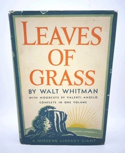 Leaves of Grass by Walt Whitman - Modern Library Giant G 50 HCDJ - Picture 1 of 4