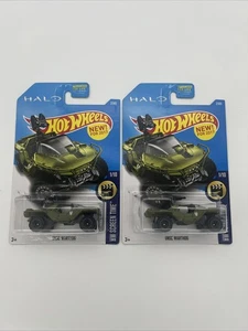 (2 Lote) Hot Wheels Halo UNSC Warthog 2/365 Mattel 2017 MOC HW Screen Time #1/10 - Imagen 1 de 3